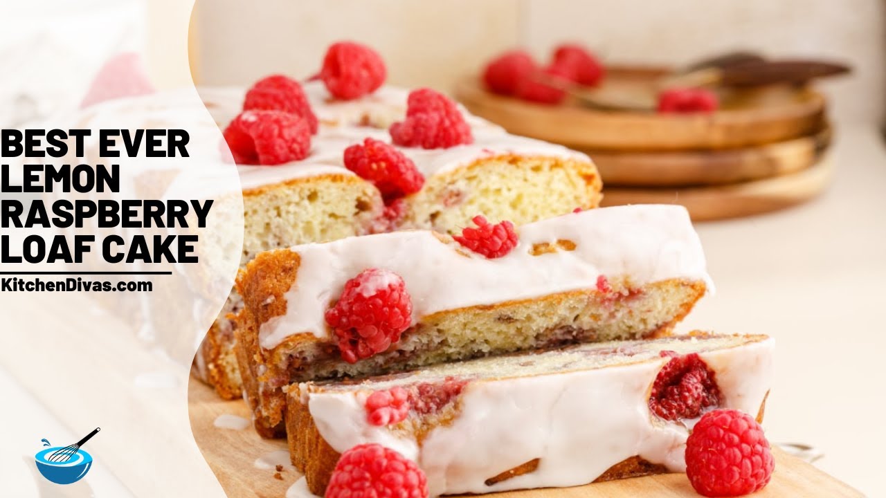 Best Ever Lemon Raspberry Loaf Cake