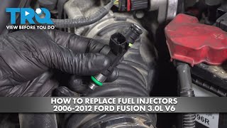 How to Replace Fuel Injectors 2006-2012 Ford Fusion 3.0L V6