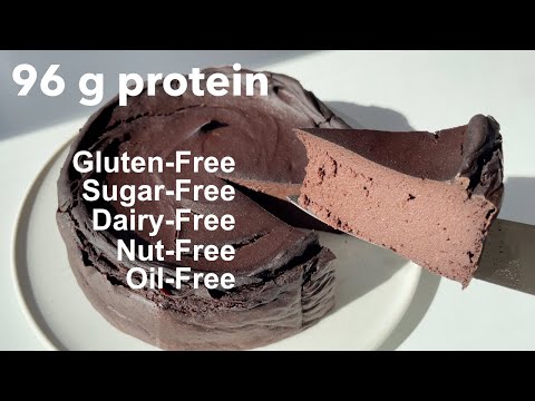 96 g Protein Chocolate Cheesecake made with CHICKPEAS