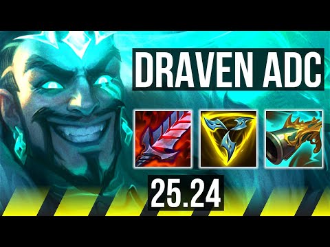 DRAVEN & Blitzcrank vs CAITLYN & Senna (ADC) | Good KDA: 20/1/5 | KR Diamond | 25.24