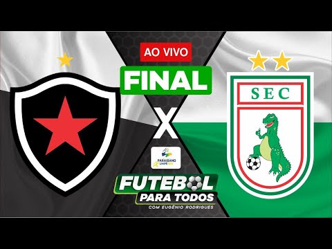 BOTAFOGO-PB X SOUSA AO VIVO COM IMAGENS - FINAL CAMPEONATO PARAIBANO 2024
