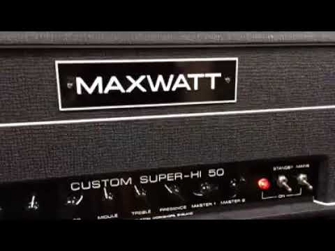 Killertone   Quick teaser of the new Maxwatt Custom Super
