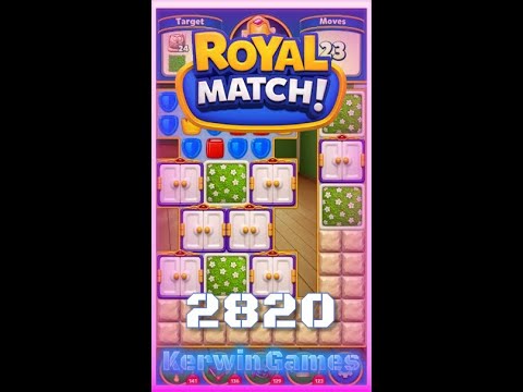 Royal Match Level 2820 - No Boosters Gameplay