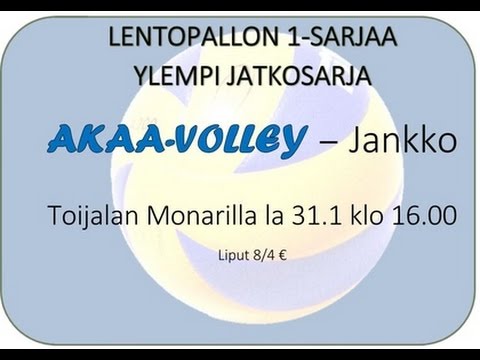 31.1.2015 A-Volley - Jankko klo 16.00
