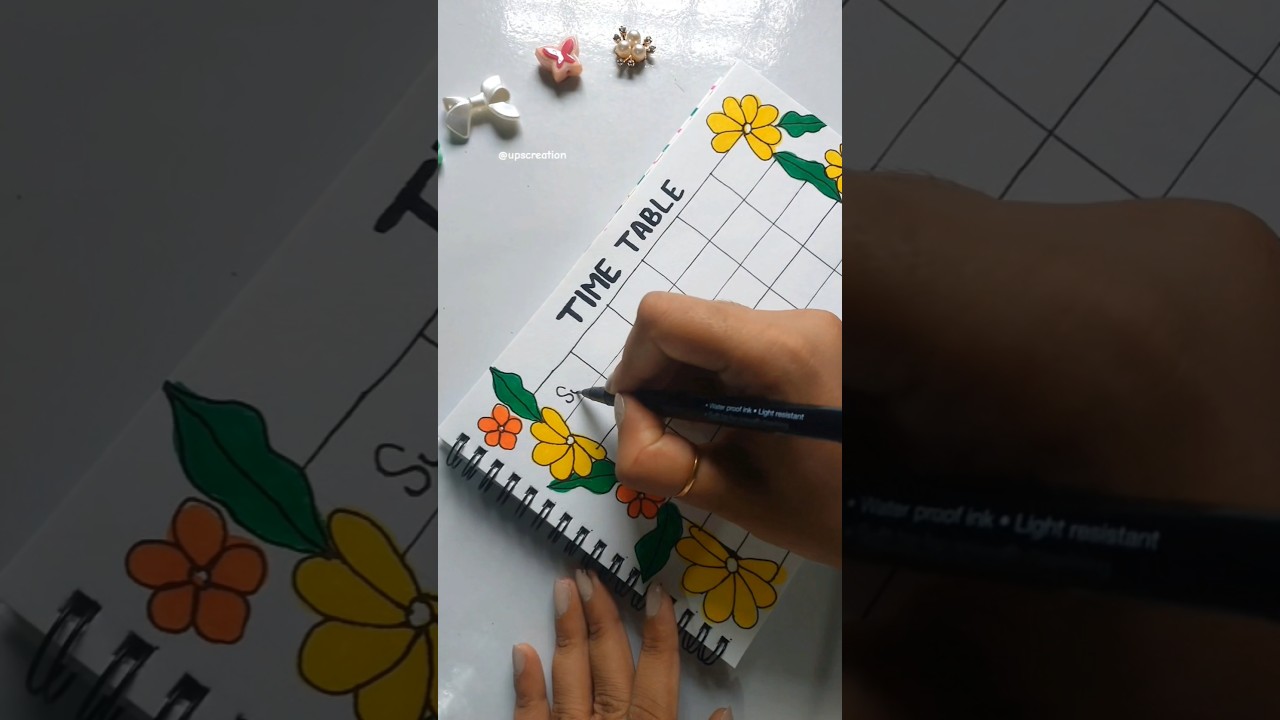 Time Table for Students✨🩷😍| #schedule #shorts #timetable