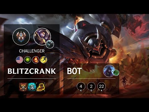 Blitzcrank Bot vs Aphelios - NA Challenger Patch 10.4