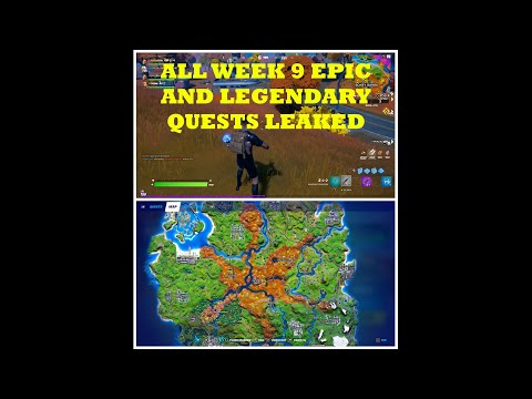 Fortnite All *LEAKED* Week 9 Legendary & Epic Quests(Challenges)Guide- Chapter 2 Season 6