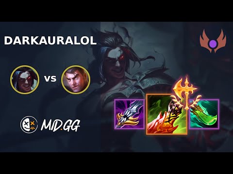 MID.GG: [ DarkAuraLOL ] Kayn JUNGLE vs Jayce | EUW MASTER | LOL Season 2025