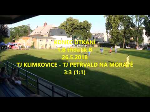 26052018 TJ Klimkovice - TJ Petrvald na Morave