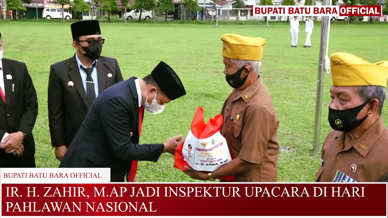 BUPATI ZAHIR JADI INSPEKTUR UPACARA DI HARI PAHLAWAN NASIONAL