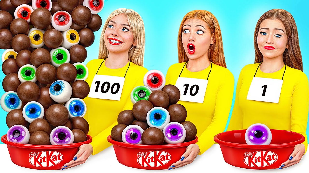 100 Camadas Alimentares Desafio | Incríveis Truques de Cozinha por Jelly DO Challenge