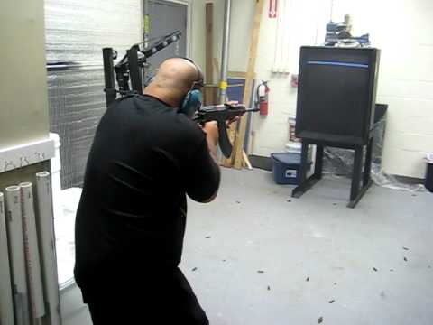 Testing out the VZ.58 in the Bunker of AdeQ Firearms Company