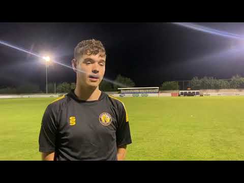 Post Match interview Vs Stratford Town Reserves
