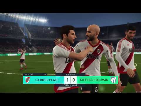 PES 2018 - River Plate vs Atletico Tucuman full match gameplay HD