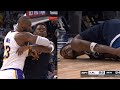 Anthony Edwards And LeBron James Keep Hitting Each Other Then Ant Injury Scare