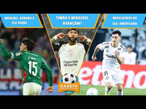 FLAMENGO ELIMINA O CRUZEIRO | VERDÃO E FLU AVANÇAM | CORINTHIANS E MIRASSOL HOJE | BRASIL NA SULA