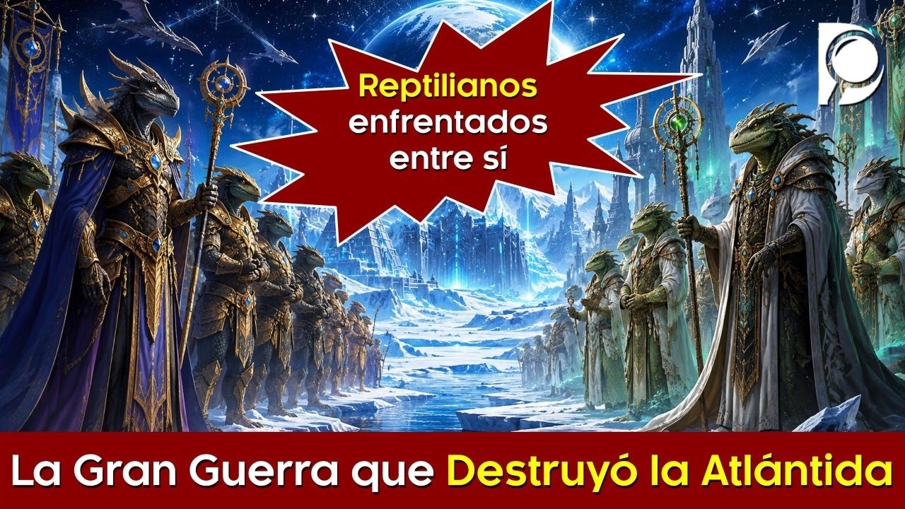 La Gran Guerra que Destruyó la Atlántida (Reptilianos enfrentados entre sí)