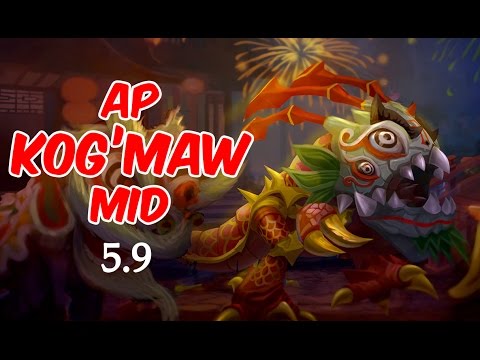 Kog'maw Mid vs Cassiopeia - Master - Season 5 - Patch 5.9