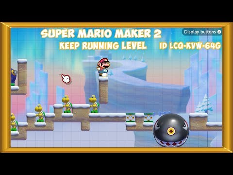 Super Mario Maker 2 - Keep Running Thwomp chase - Mario's Dangerous!