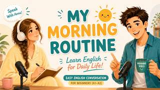 Talk About Your Morning Routine | Easy English Conversation for Beginners