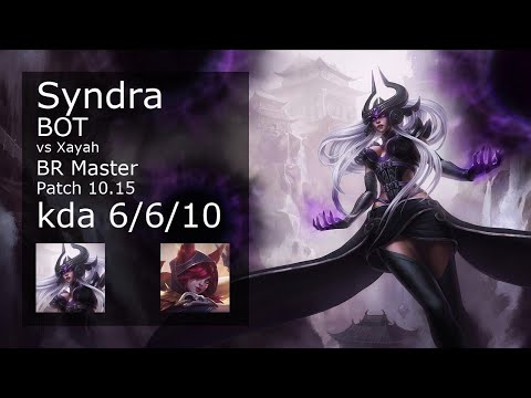 Syndra Bot & Zyra vs Xayah & Thresh - BR Master 6/6/10 Patch 10.15 Gameplay