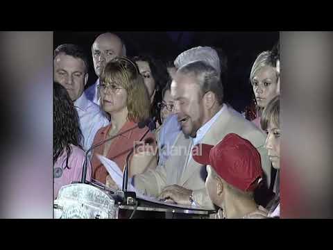 Kryeministri Nano zhvillon mitingje elektorale në Vlorë dhe Orikum-(1 Korrik 2005)