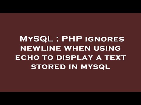 Php Echo Newline