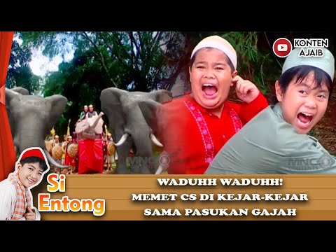WADUHH WADUHH! MEMET CS DI KEJAR-KEJAR SAMA PASUKAN GAJAH - SI ENTONG