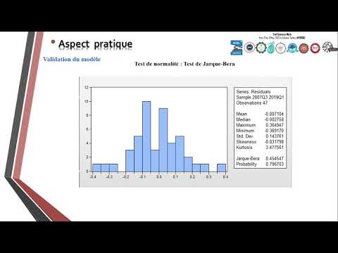 AMS'22 Id-28 Application of ARIMA models and the Box Jenkins method in Eviews on a Time Series