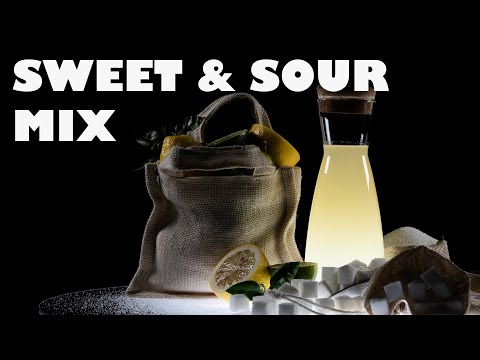 How to Make SWEET & SOUR MIX - 4K UHD