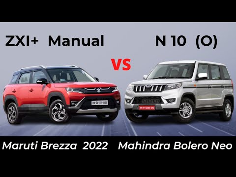 Brezza 2022 vs Bolero Neo - Which car is better for you?
