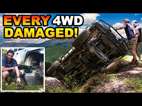 FRONT END EXPLODES in a creek... Jocko and the boys vs. Coffs Harbour's WILDEST 4WD tracks!