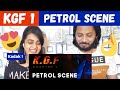 KGF | Chapter 1 | Petrol Scene Reaction (eng sub) | Yash | Dplanet Reacts | Chaitali Vishal