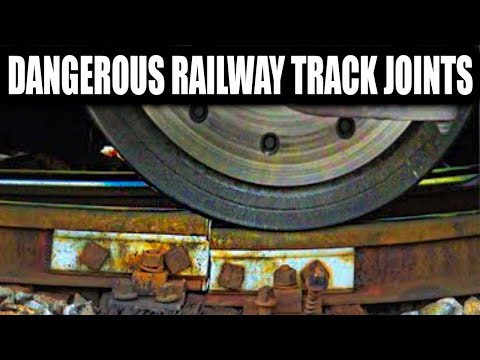 Passenger Trains Masses On Bad Rail Joints - Dangerous Railway Track