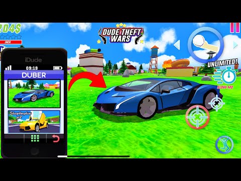 New Car Unlock Cheat Code in Dude Theft Wars 2025 😱