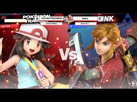 UMD Smash Fest 4/14 Losers Semis - benji (Link) vs. DistinctMadness (Pokemon Trainer)
