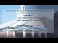 Morristown SDA Virtual Church 1-9-21: "The Wise Shall Understand" - Elder Bill Cain