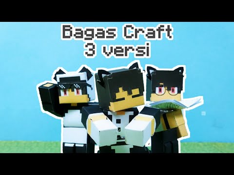 Tutorial on Making Minecraft Papercraft Using Your Own Skin [Free Bagas Craft Template Papercraft]