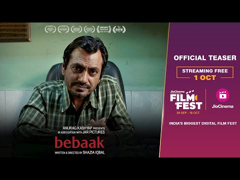 JioCinema Film Festival - Bebaak | Official Trailer | Nawazuddin Siddiqui |  Sarah | Streaming Free