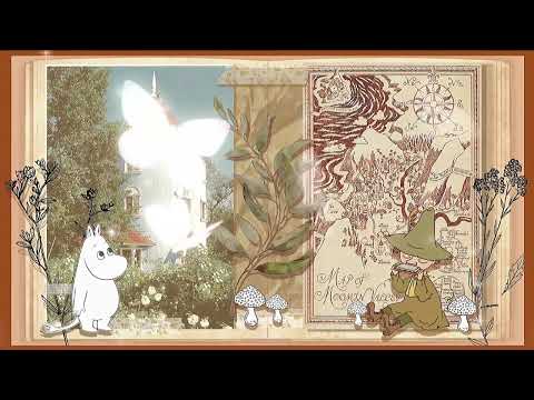 Moomin Dreamscape 🌼 🎧 ~  Digital collage by Sleepy Deer  ~ 🌼🦋