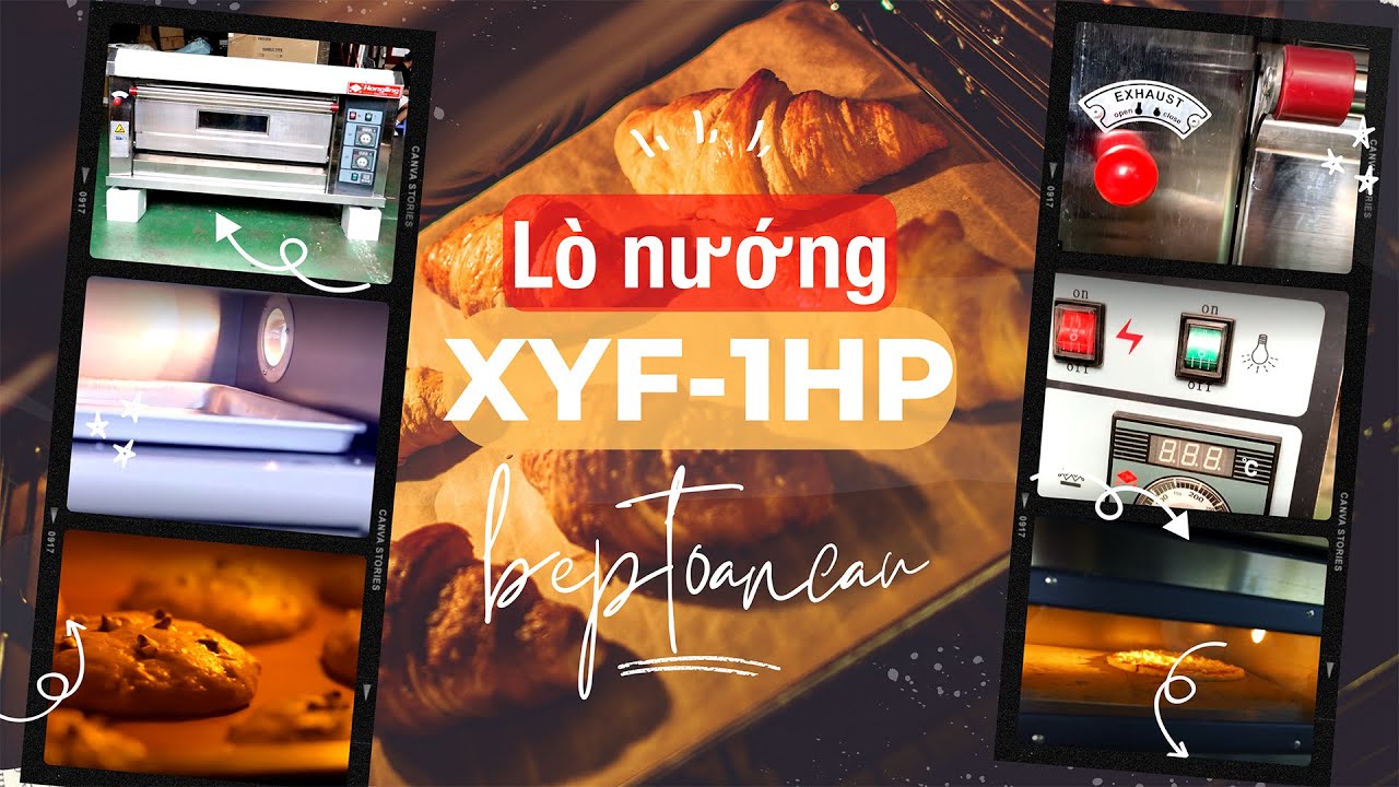 Lò nướng 1 tầng 2 khay dùng điện Hongling XYF-1HP (Có lưới tản nhiệt)