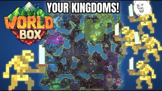 I Created and Corrupted YOUR Kingdoms in Worldbox