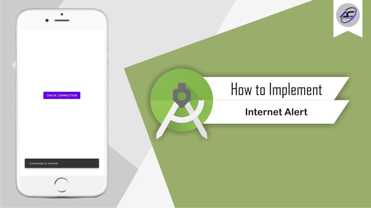 How to Implement Internet Alert in Android Studio | InternetAlert | Android Coding