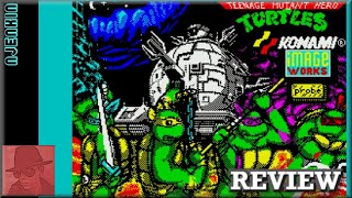 Teenage Mutant Hero Turtles - The Coin Op - on the ZX Spectrum 128K !! with Commentary