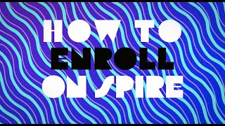 How to Enroll in Classes on Spire