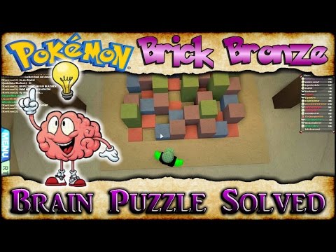 Brain Puzzle Solved! | POKEMON BRICK BRONZE