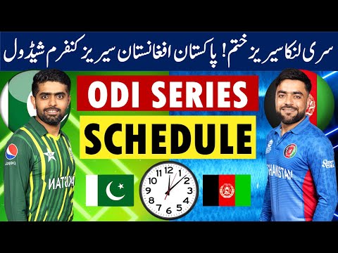 Pakistan vs Afghanistan ODI Series Schedule 2023 | Pakistan vs Afghanistan Series Schedule & Time