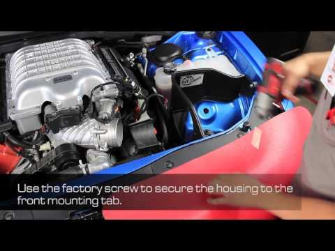 How to Install aFe POWER 15-16 Challenger SRT Hellcat 6.2L Magnum FORCE Intake System