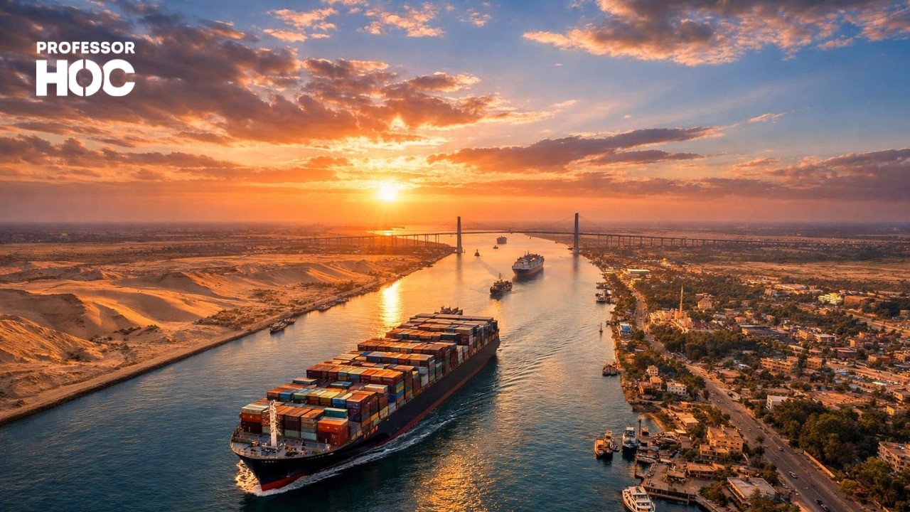 GEOPOLÍTICA DO CANAL DE SUEZ | Professor HOC