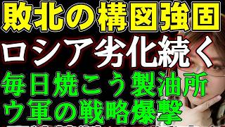 敗北コース確定。ロシア側の軍事ブロガーらが悲鳴を上げるウクライナ軍の戦略爆撃。攻守逆転の大型ドローン攻撃。ウクライナが四ヶ月連続で優勢。ウクライナ情勢・戦争の最新ニュース解説